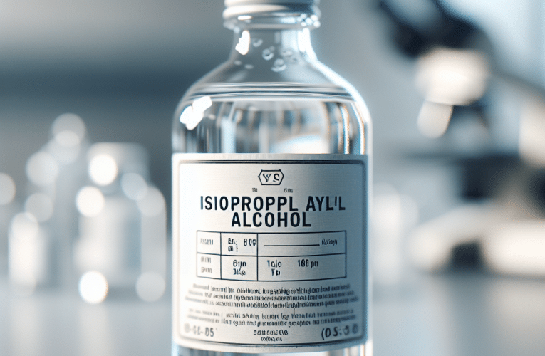 Alkohol izopropylowy: niezastąpiony pomocnik w domowym warsztacie – zastosowania i bezpieczeństwo