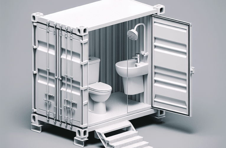 Kontener sanitarny z WC i prysznicem – Jak wybrać i zainstalować przenośne rozwiązania sanitarne na imprezy plenerowe i budowy
