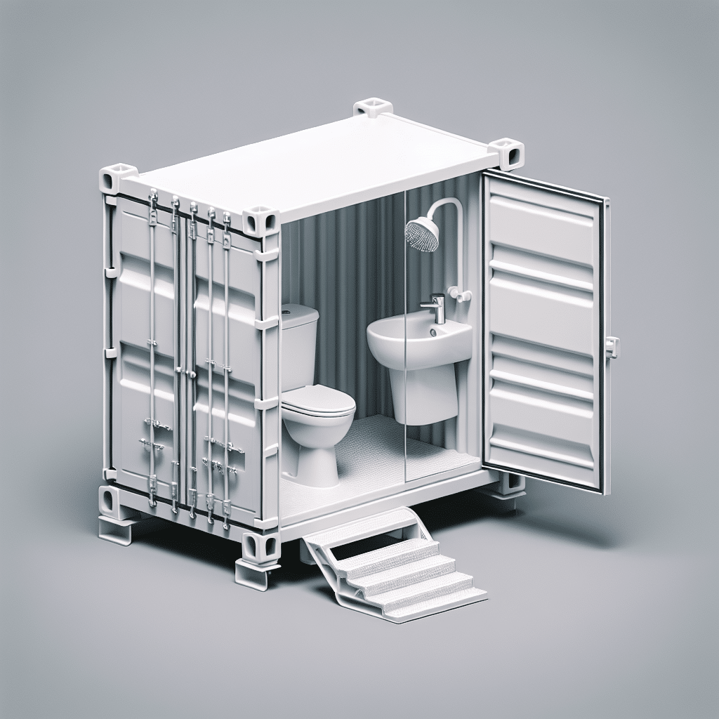 kontener sanitarny wc prysznic