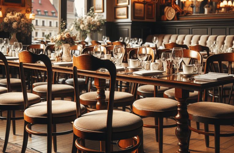 Krzesła restauracyjne w Warszawie – Jak wybrać idealne siedziska do Twojego lokalu gastronomicznego?