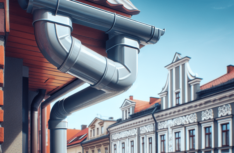 Systemy rynnowe PCV w Płocku: Jak wybrać i zamontować odpowiednie rynny dla twojego domu?