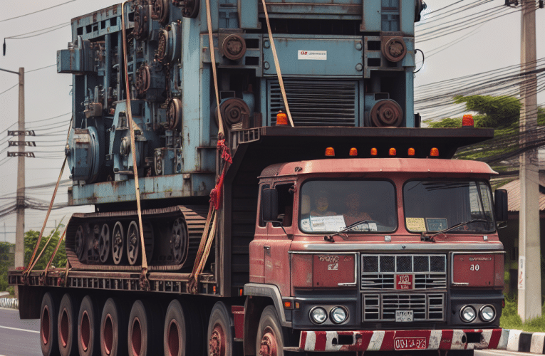 Usługi transportowe niskopodwoziowe – jak efektywnie organizować przewóz ciężkiego sprzętu?