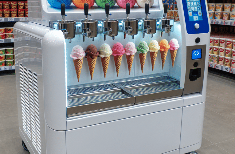 Nowe automaty do lodów: Przegląd innowacyjnych rozwiązań na rynku