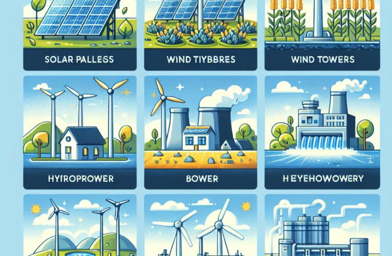 Jakie są odnawialne źródła energii i jak je wykorzystać w codziennym życiu?