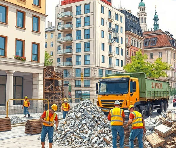 Jak zorganizować wywóz gruzu w Zgierzu? Praktyczne kroki i porady dla każdych potrzeb