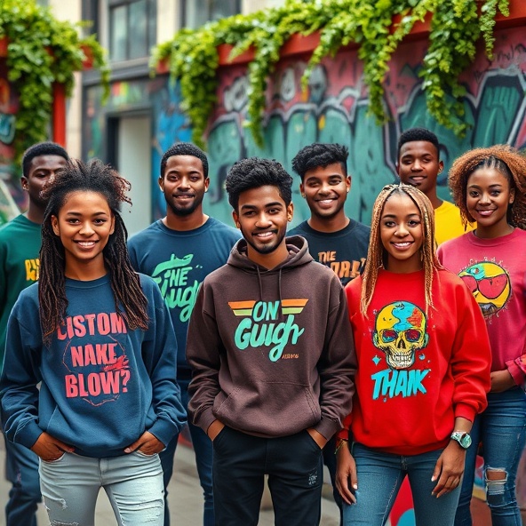 bluzy unisex z własnym nadrukiem