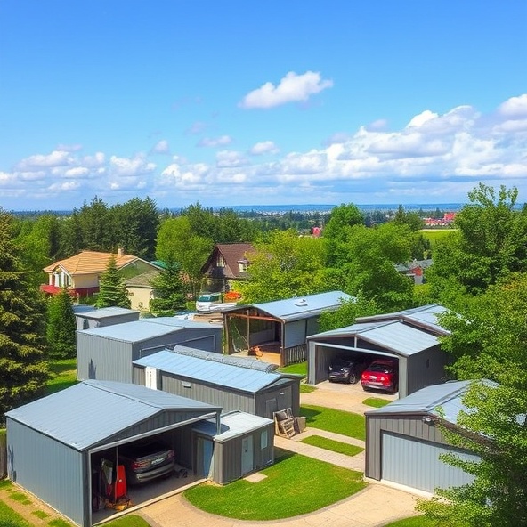 garaże blaszane mińsk mazowiecki