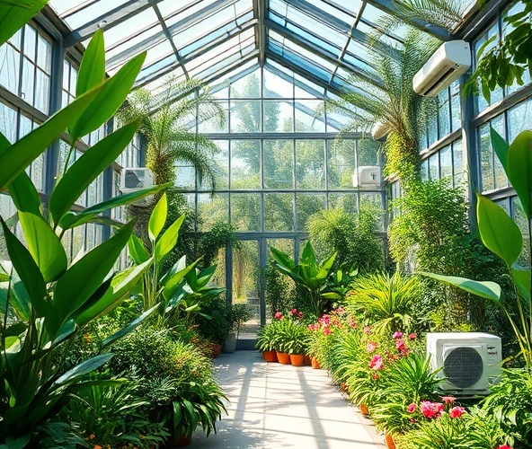 Jak wybrać optymalną klimatyzację oranżerii by zapewnić roślinom komfort termiczny i oszczędzić energię