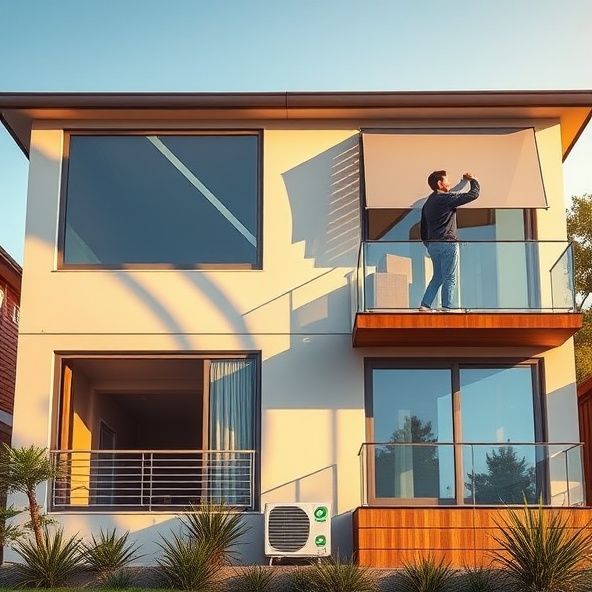 żaluzje fasadowe trójkątne