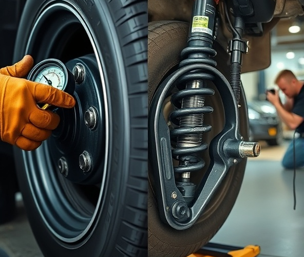 Głośne opony co zrobić najpierw: sprawdzić ciśnienie czy zawieszenie?