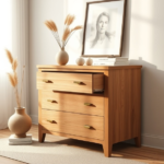 komoda dębowa lite drewno