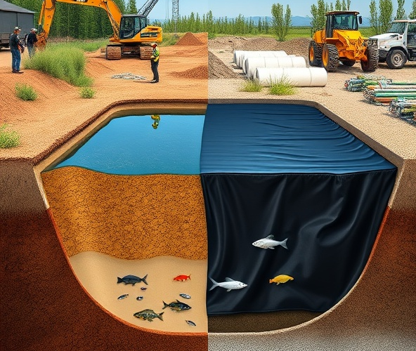 Jaką przesłonę przeciwfiltracyjną do stawu wybrać: bentonit czy HDPE?