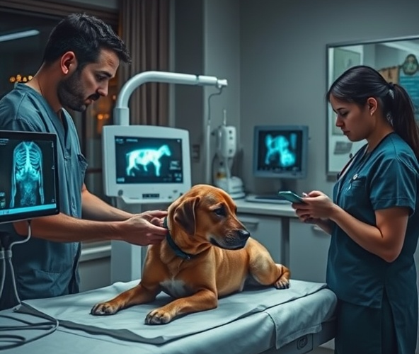 Jak wybrać weterynarza 24h w Warszawie z RTG dla psa po wypadku?