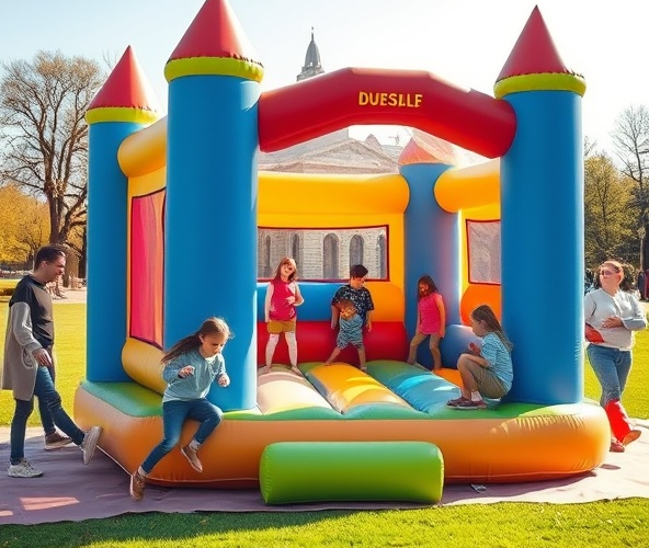Wynajem dmuchańców w Warszawie: jaki zamek dla 10 dzieci?