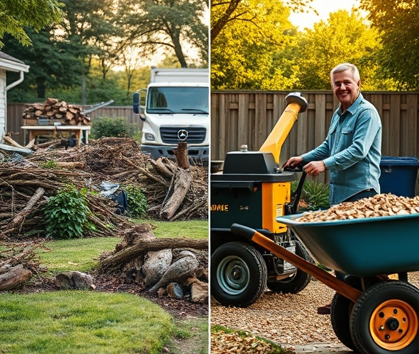 Czy zrębkowanie gałęzi samodzielnie zmniejszy koszty utrzymania ogrodu?