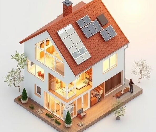 Jak obniżyć koszty ogrzewania w projekcie indywidualnym domu 12 m?