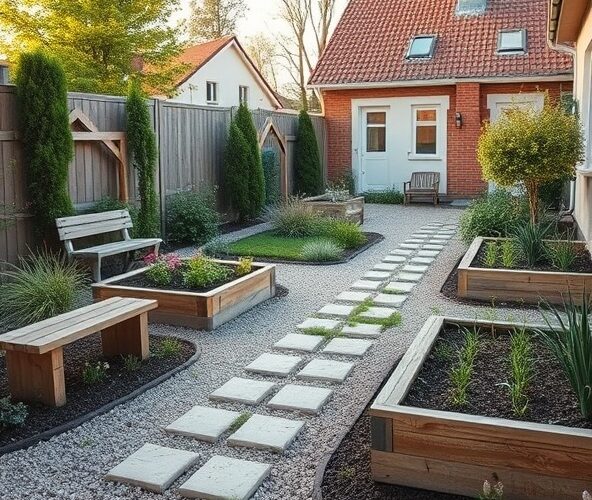 Projektowanie ogrodów w Błoniu: jak ograniczyć koszty bez trawnika?