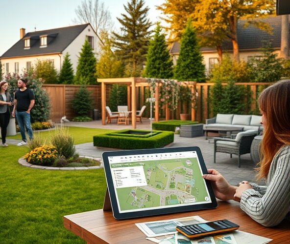 Ile kosztuje projektowanie ogrodów w Błoniu z wizualizacją 3D?