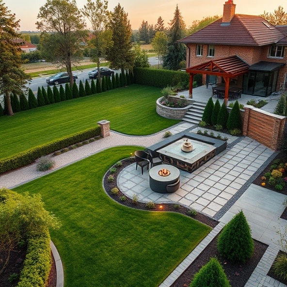 projektowanie ogrodów błonie