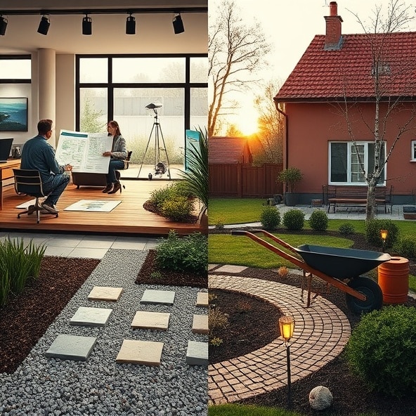 projektowanie ogrodów błonie