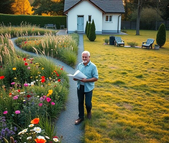 Projektowanie ogrodów w Błoniu: łąka kwietna czy trawnik przy suszy?