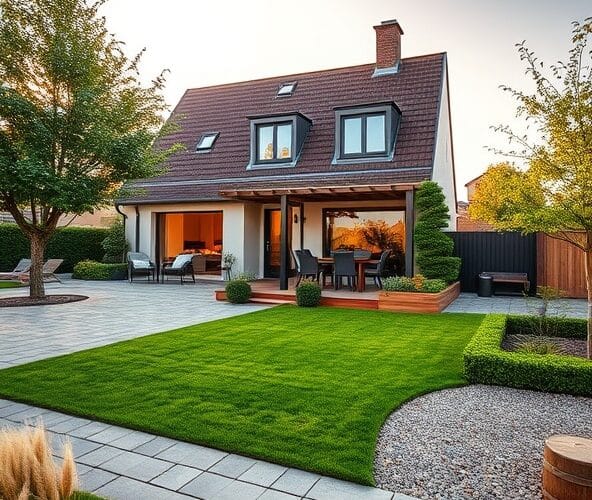 Które decyzje przy projektowaniu ogrodów w Błoniu podniosą cenę domu?