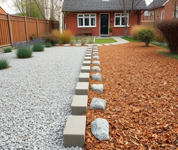 Projektowanie ogrodów w Błoniu: żwir czy kora na gliniaste rabaty?