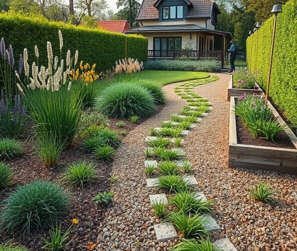 Jak projektować ogrody w Błoniu, by ograniczyć podlewanie i koszty?