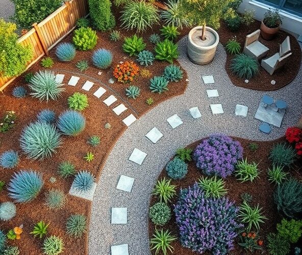 Jak zaprojektować ogród w Błoniu bez trawnika, by oszczędzać wodę?