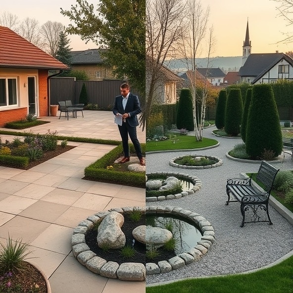 projektowanie ogrodów błonie