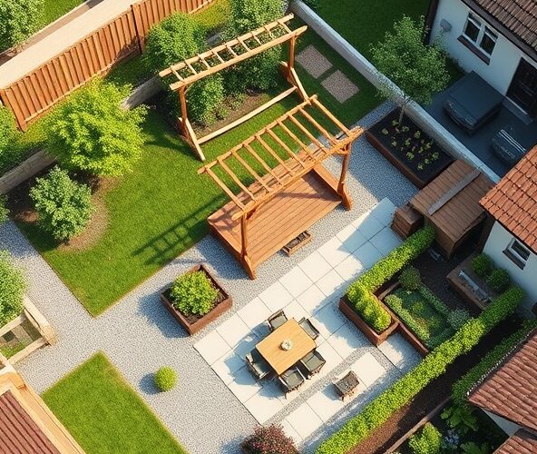 Jak tanio zlecić projektowanie ogrodów w Błoniu na działce 300 m²?