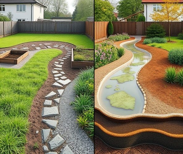 Jak projekt ogrodu w Błoniu poprawi drenaż gleby gliniastej?