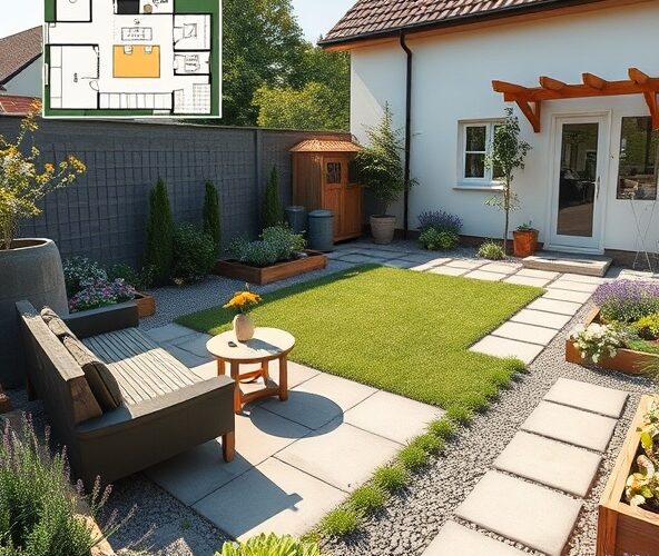 Jak zaplanować modernizację ogrodu 200m2 w Błoniu za 10 tys.?