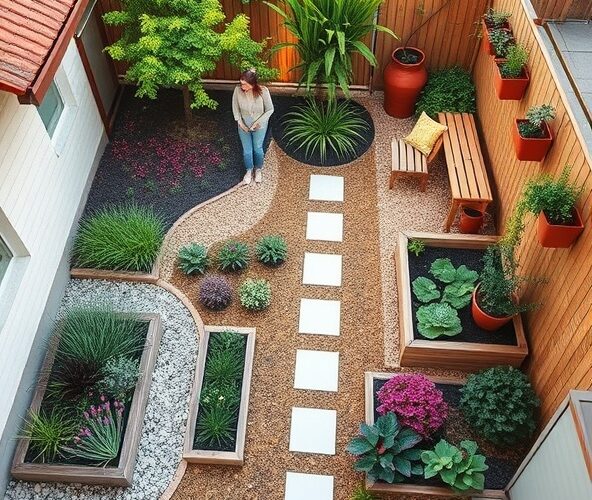 Jak zaprojektować mały ogród w Błoniu, aby ułatwić pielęgnację latem?