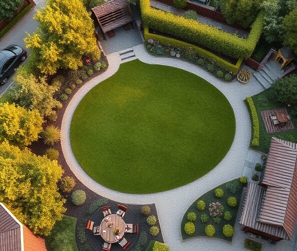 Ile kosztuje projektowanie ogrodów w Błoniu dla działki 600 m²?