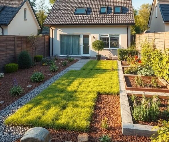 Jak przy projektowaniu ogrodów w Błoniu ograniczyć pielęgnację?