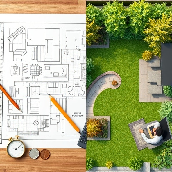 projektowanie ogrodów błonie