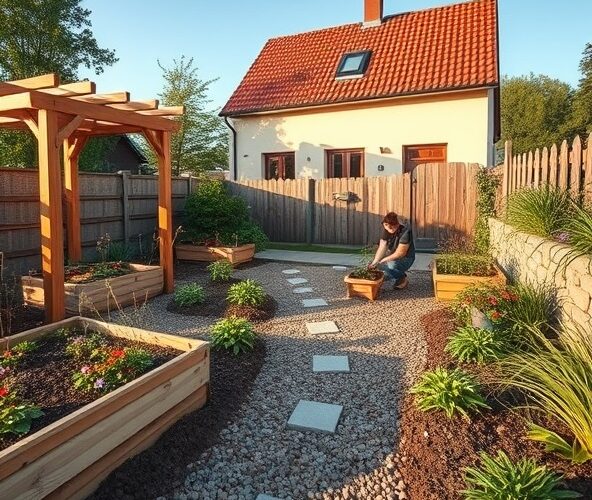 Projektowanie ogrodów w Błoniu: jak tanio urządzić ogród na glinie?