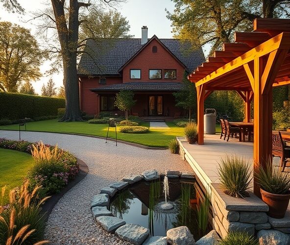 Co w projektowaniu ogrodów w Błoniu najbardziej zwiększy cenę domu?