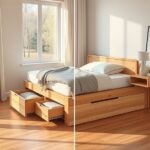 łóżko drewniane 120x200 bez zagłówka