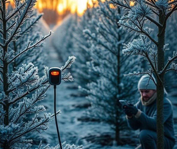 Czy inwestować w czujniki mrozu dla szkółki drzew ozdobnych?