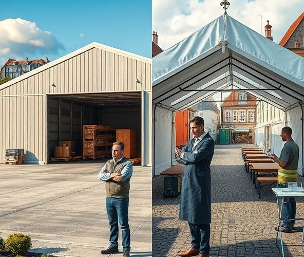 Czy mała firma w Bydgoszczy powinna kupić czy wynająć halę namiotową?