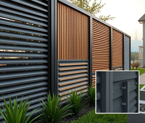 Jakie lamele w ogrodzeniu żaluzjowym w Warszawie dadzą prywatność?