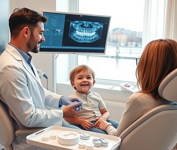 Czy ortodonta dziecięcy na Powiślu oceni, czy 7-latek uniknie aparatu?