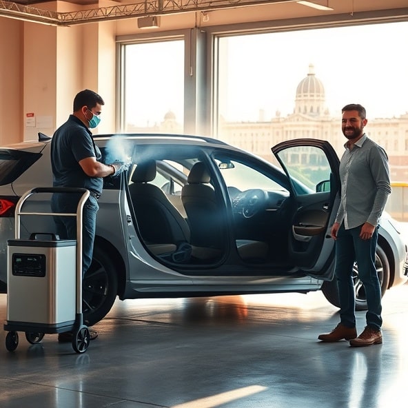 ozonowanie samochodu warszawa