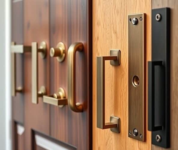 Które rodzaje klamek do drzwi zewnętrznych są odporne na korozję?