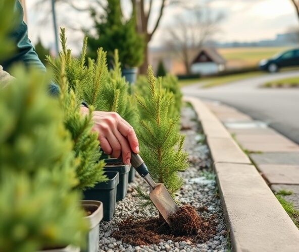 Sadzonki iglaków w woj. mazowieckim dla domu, odporne na sól?