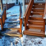 schody zewnętrzne drewniane