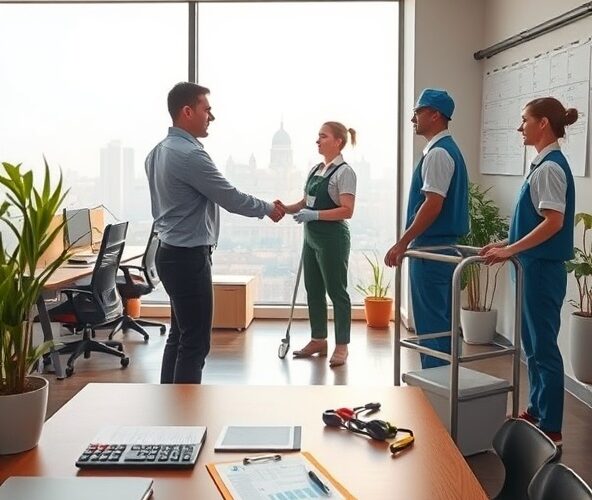 Jak negocjować cenę sprzątania w Warszawie dla biura 80 m2 3x/tydz.?