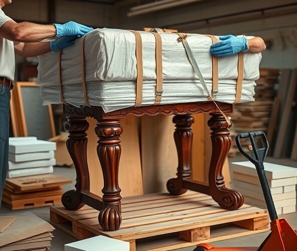 Jak przygotować stół zabytkowy do wysyłki, by uniknąć uszkodzeń?